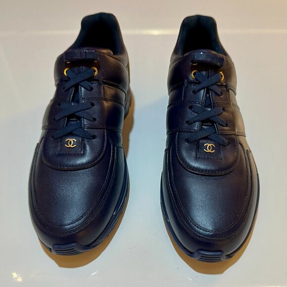 Chanel Leather Sneakers  41 - Picture 2 of 6